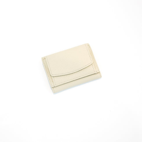 white small leather wallet